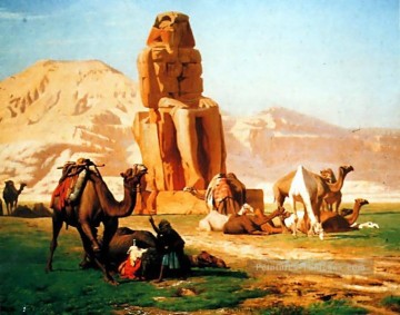 Jean Léon Gérôme œuvres - Le Colosse de Memnon Orientalisme Grec Arabe Jean Léon Gérôme